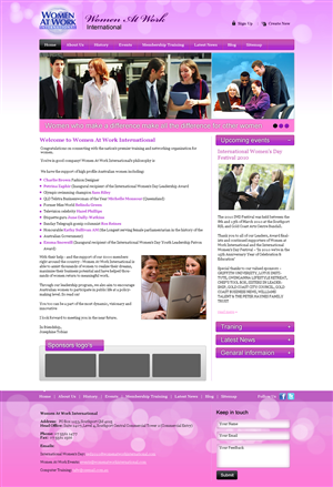 Web Design by DESIGNERS.dairy for VERVE Online | Design: #155167