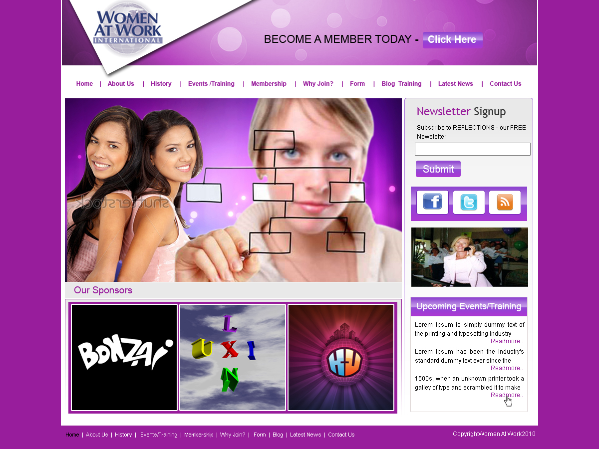 Web Design by Mayank Patel for VERVE Online | Design #159258