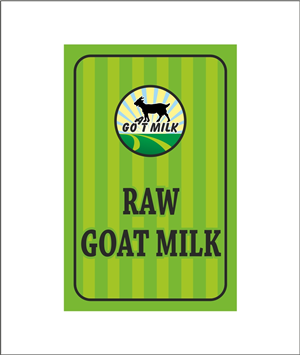Goats Milk Nutritional Label | Label Design by LogoShop