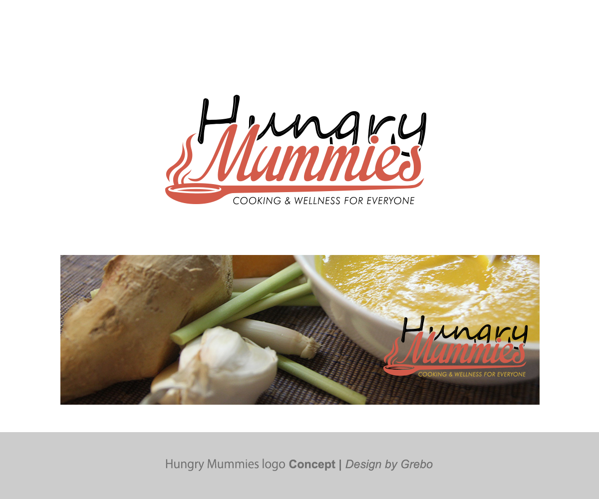 Logo Design by Grebo for Hungry Mummies | Design #4190758