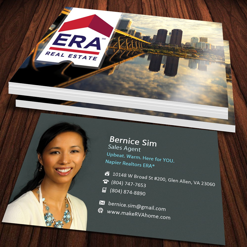 Business Card Design by Sandaruwan for Happy New Beginnings LLC with Napier Realtors ERA | Design #4112896
