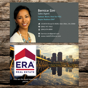 Original and Visually striking Realtor Business Card | Business Card Design by Sandaruwan