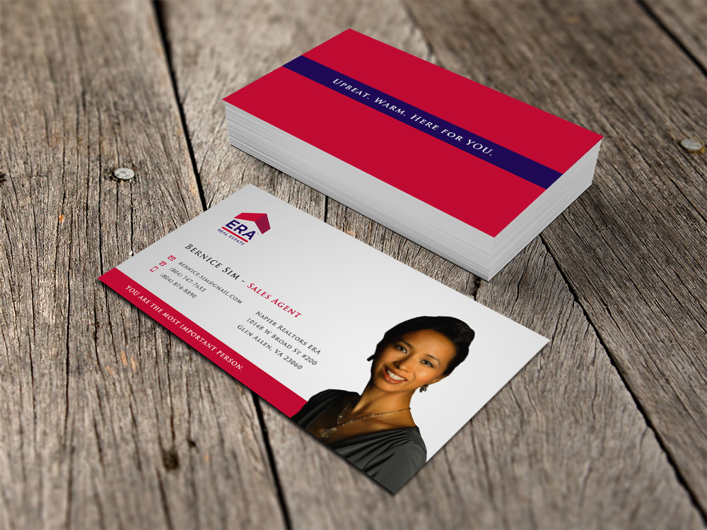 Diseño de Tarjeta de Presentación por Eggo May P para Happy New Beginnings LLC with Napier Realtors ERA | Diseño #4114983