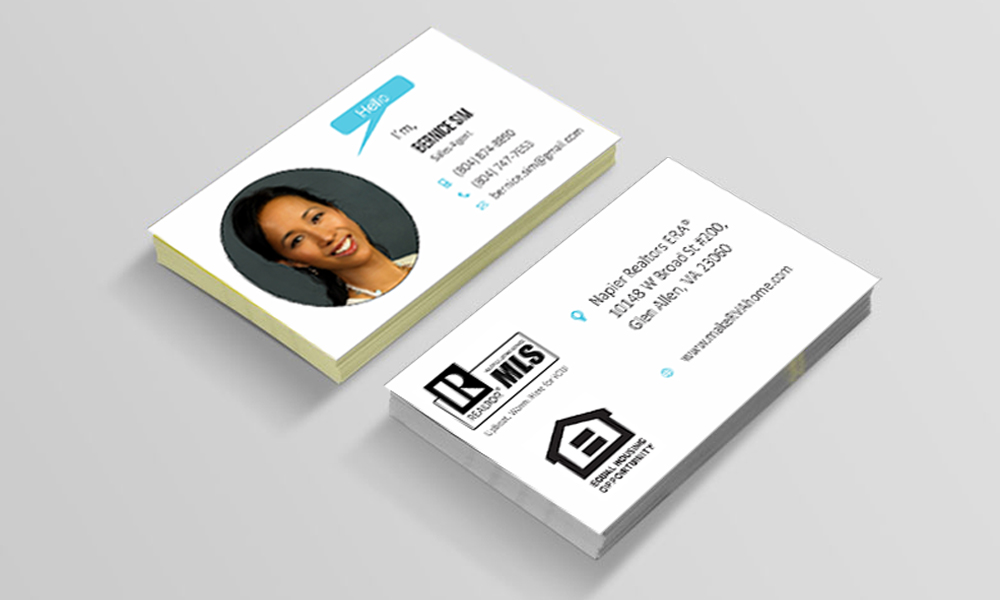 Business Card Design by bhavya designer for Happy New Beginnings LLC with Napier Realtors ERA | Design #4163280