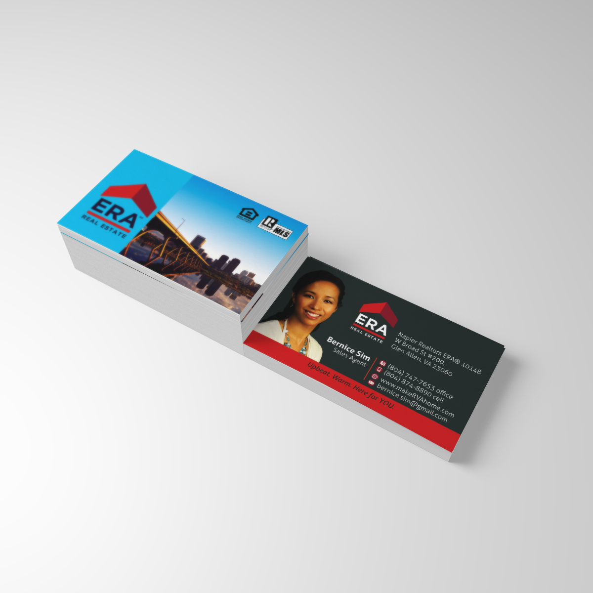 Business Card Design by dkthedon for Happy New Beginnings LLC with Napier Realtors ERA | Design #4169664
