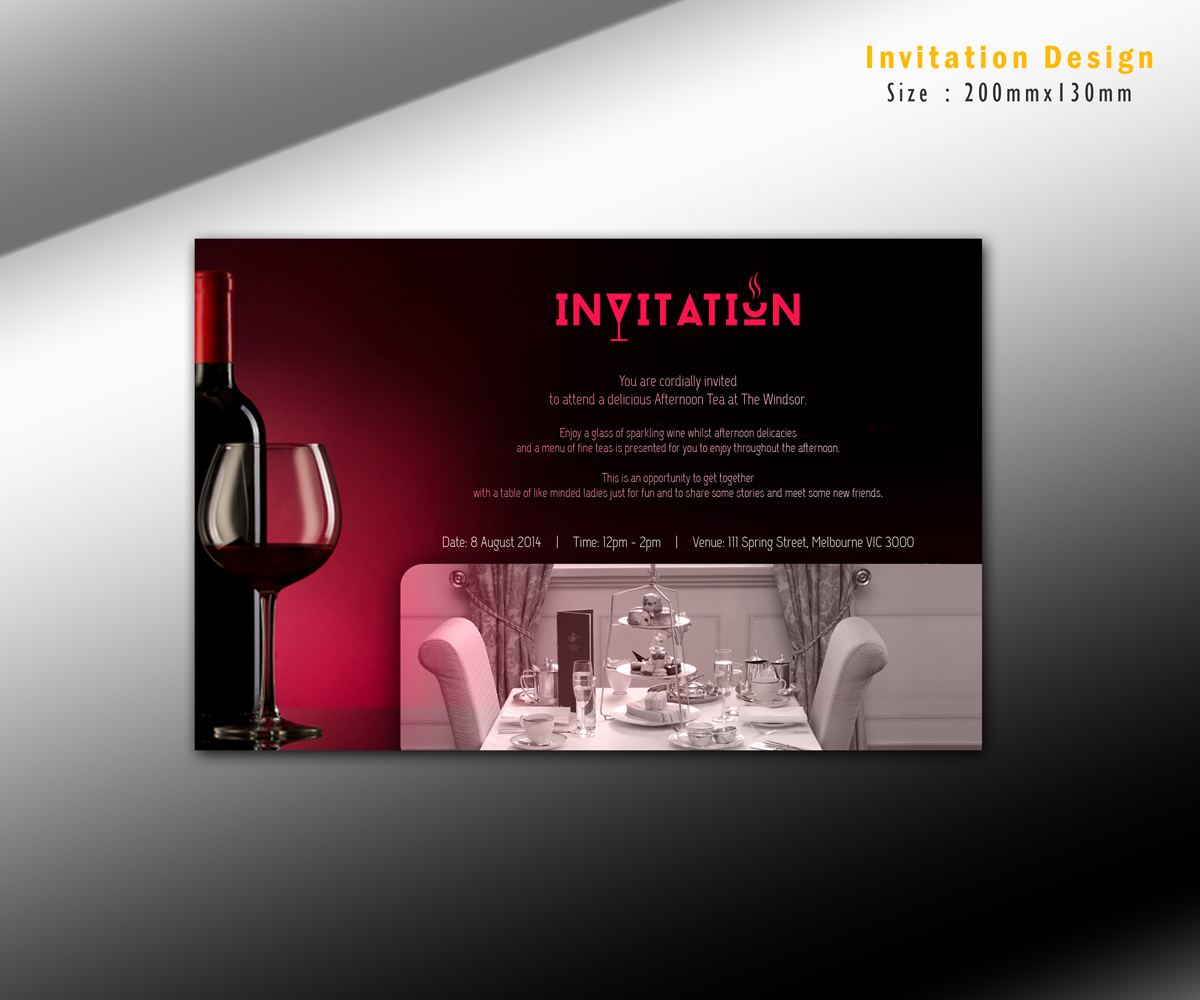 Invitation Design by MicroZ for this project | Design #4078729
