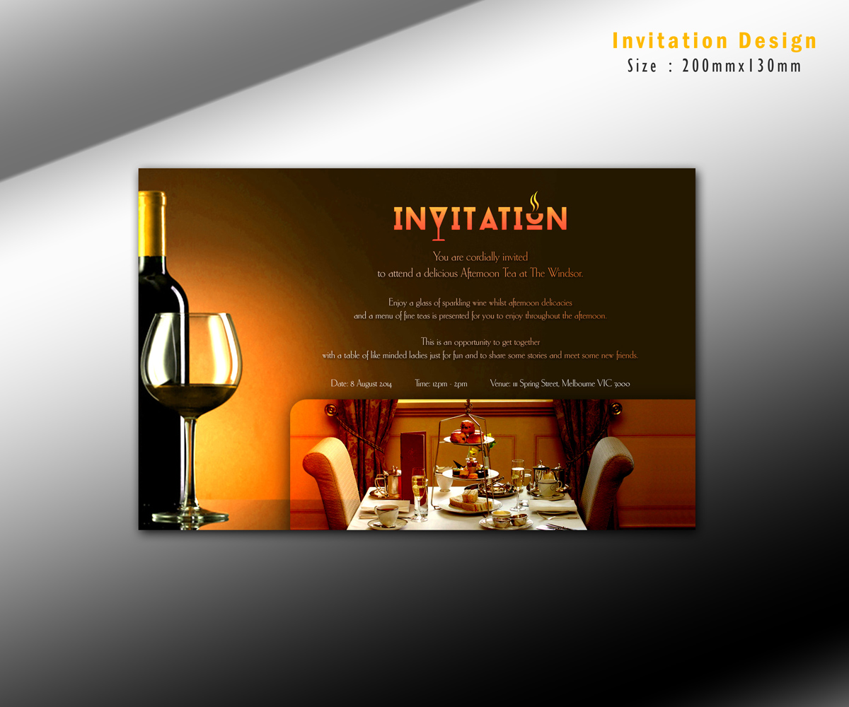 Invitation Design by MicroZ for this project | Design #4078922