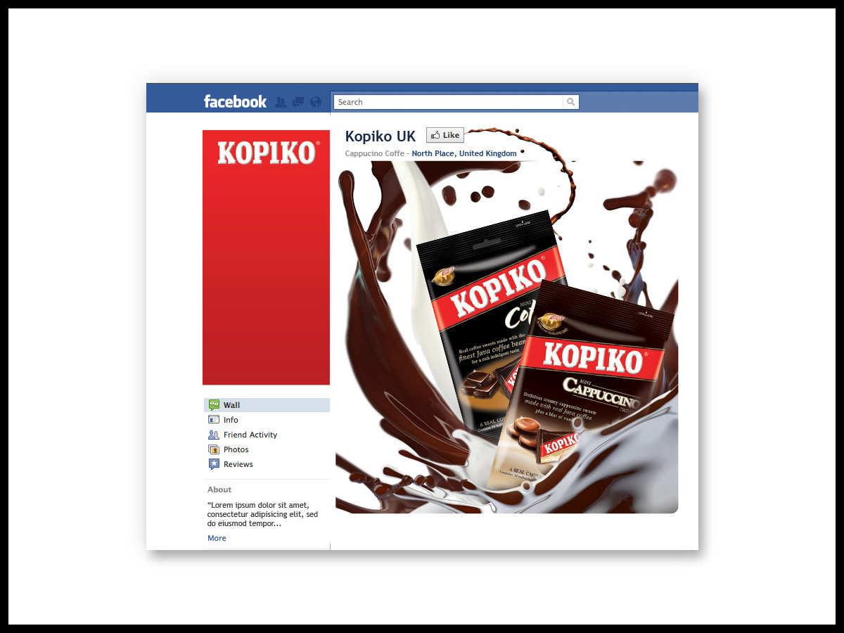 Facebook Design by denuj for Kopiko UK | Design #1149063