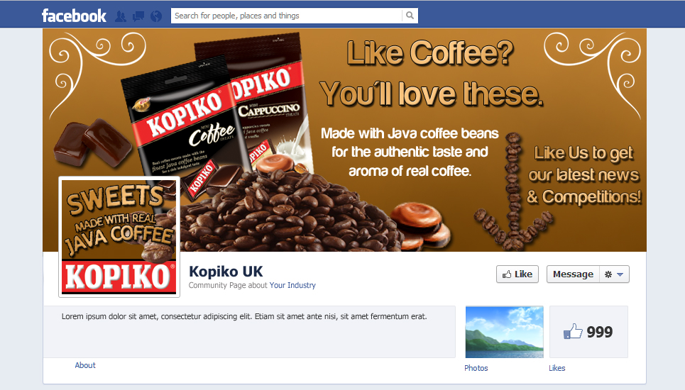 Facebook Design by DCN Graphics for Kopiko UK | Design #1136696
