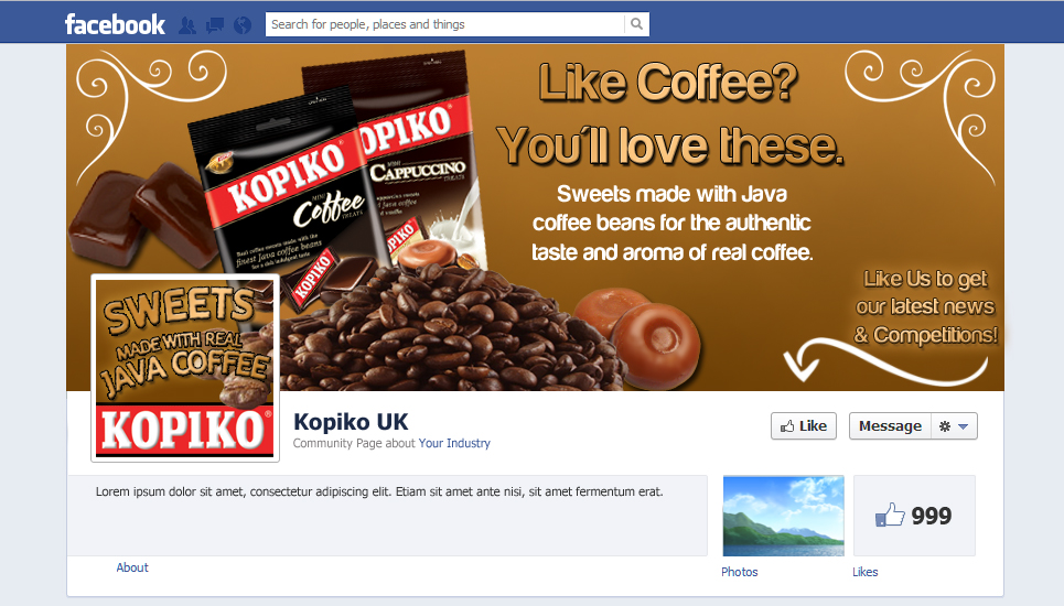 Facebook Design by DCN Graphics for Kopiko UK | Design #1138236