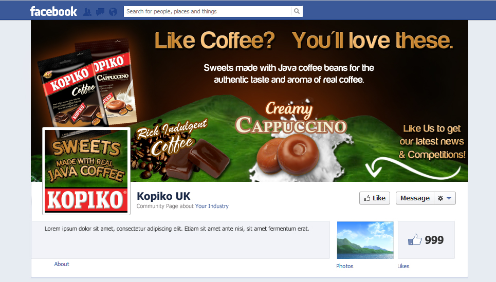 Facebook Design by DCN Graphics for Kopiko UK | Design #1152310