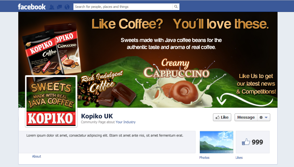 Facebook Design by DCN Graphics for Kopiko UK | Design #1169212