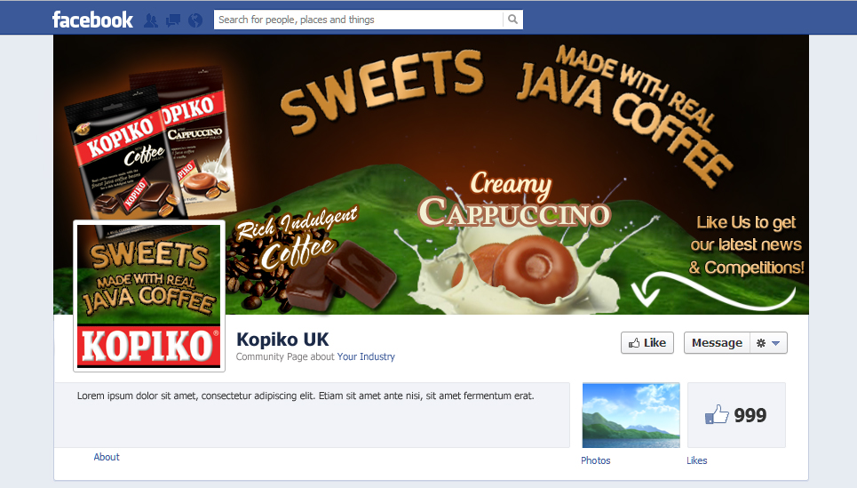 Facebook Design by DCN Graphics for Kopiko UK | Design #1169224