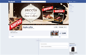 Facebook Design by Web Skippers for Kopiko UK | Design: #1143389