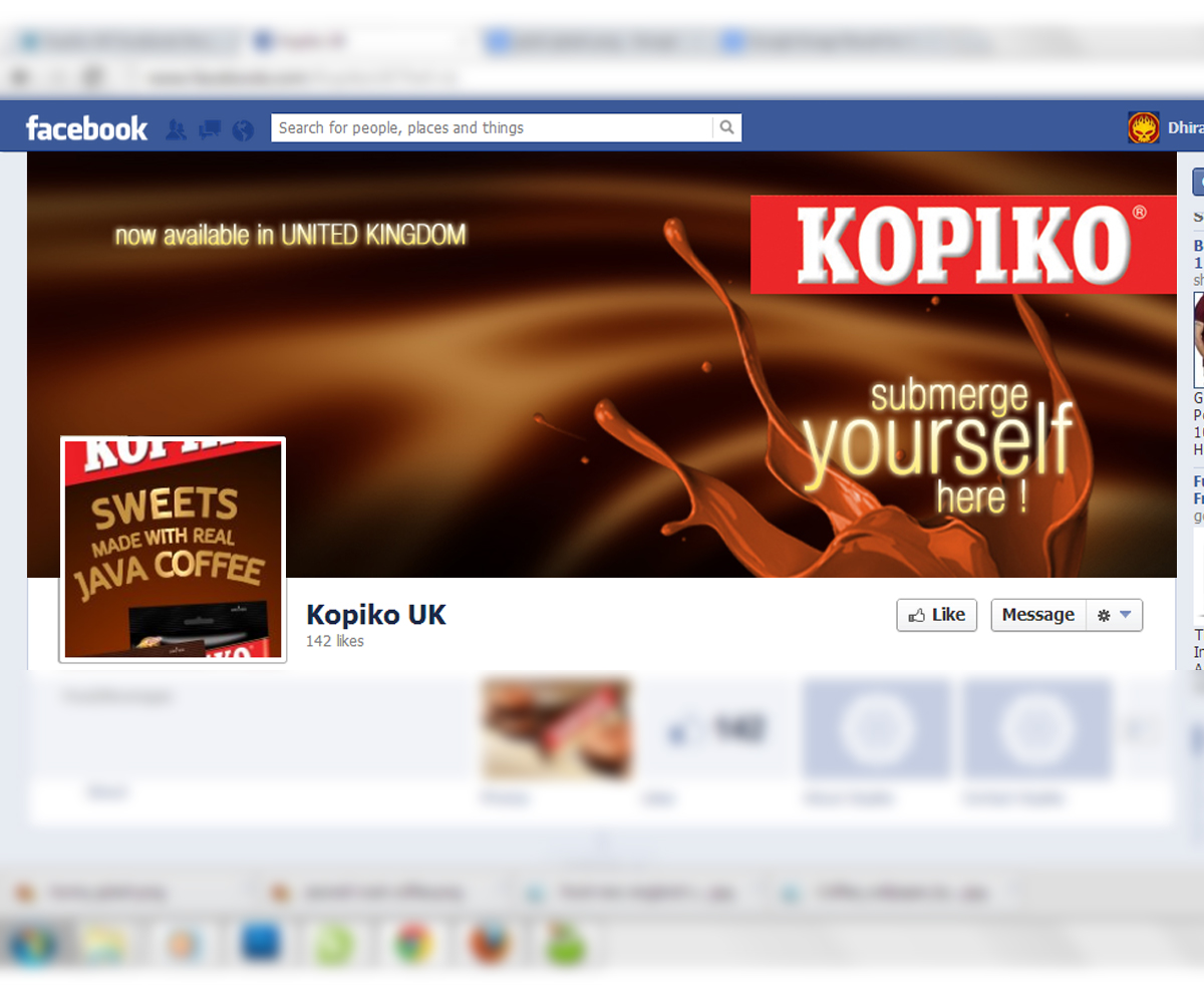 Facebook Design by Dhiraj Rao for Kopiko UK | Design #1154513
