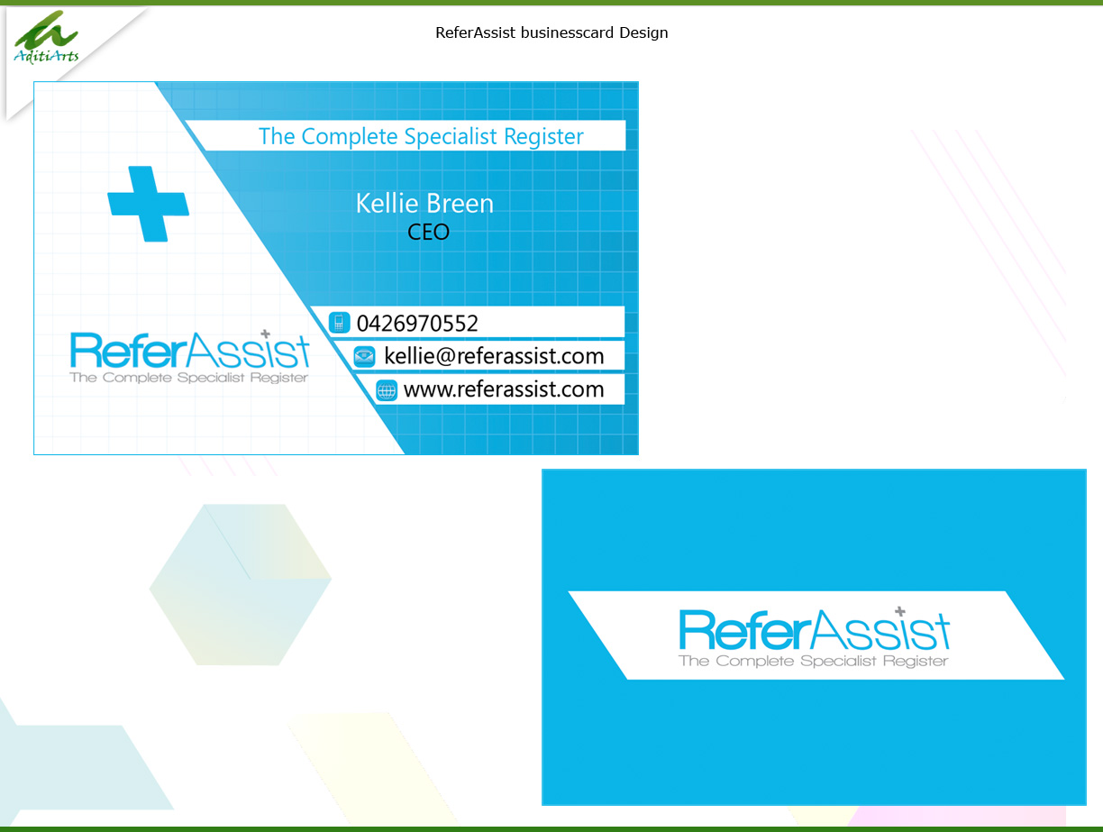Visitenkarten-Design von AditiArts für dieses Projekt | Design #4098668