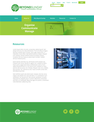 Beyond Sunday Church Manangement system  | Web-Design von MNM