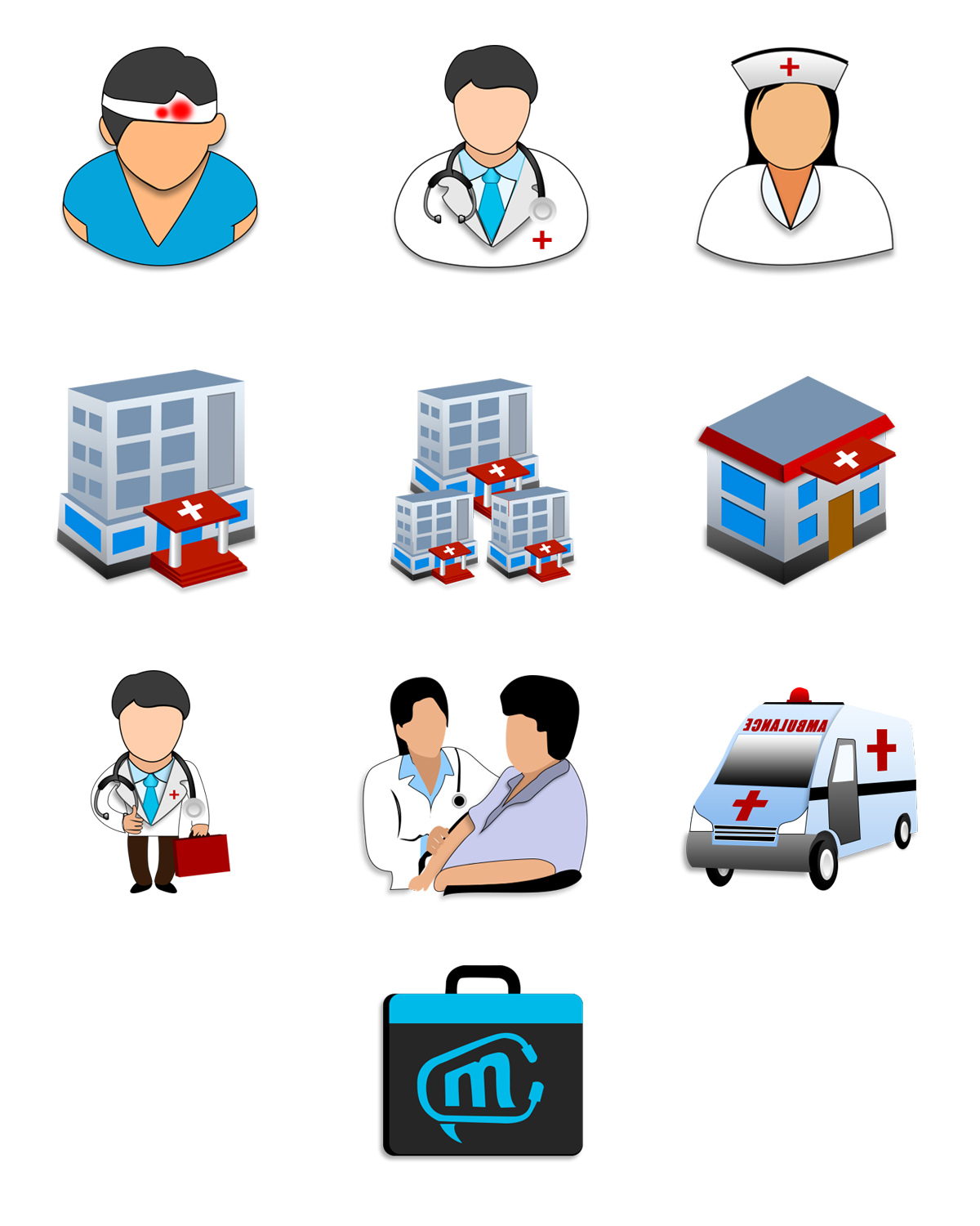 Diseño Vectorizado por Tariq Shamim para MedCubes | Diseño #4092150