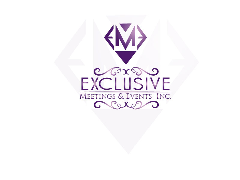 Logo Design by Bling Connect Ink for Exclusive Meetings and Events | Design #1143390