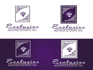 Logo Design by Bling Connect Ink for Exclusive Meetings and Events | Design: #1177798