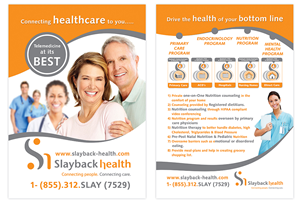 Web based Nutrition counceling needs a brochure | Design de Brochure par creationz2011
