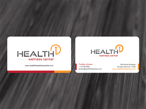 Business Card Design by diRtY.EMM for HealthFirst Wellness Center | Design: #1147059