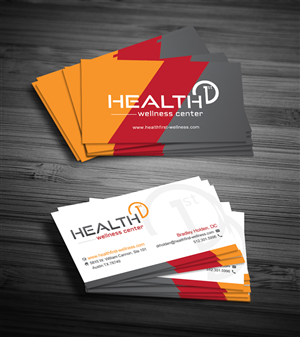 Business Card Design by diRtY.EMM for HealthFirst Wellness Center | Design: #1169682