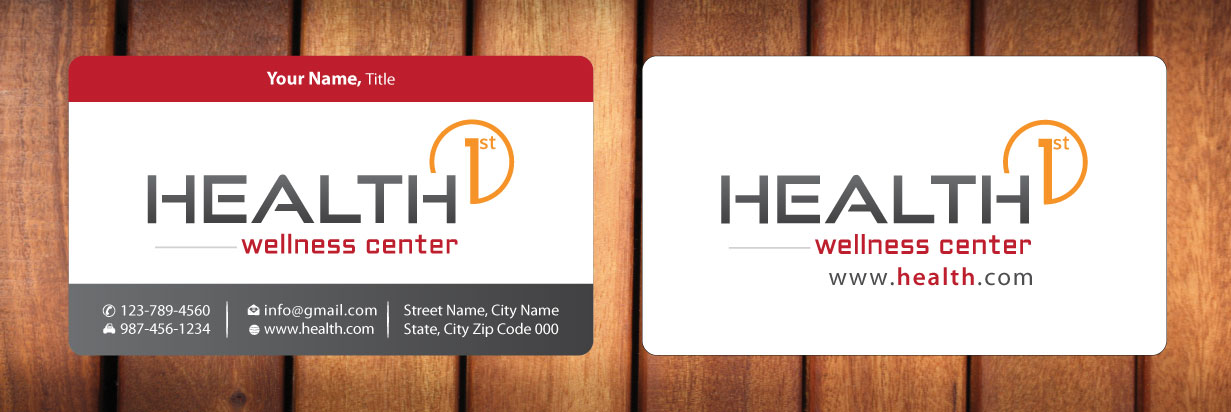Business Card Design by Sbss for HealthFirst Wellness Center | Design #1141784