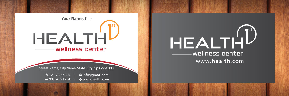 Business Card Design by Sbss for HealthFirst Wellness Center | Design #1141787