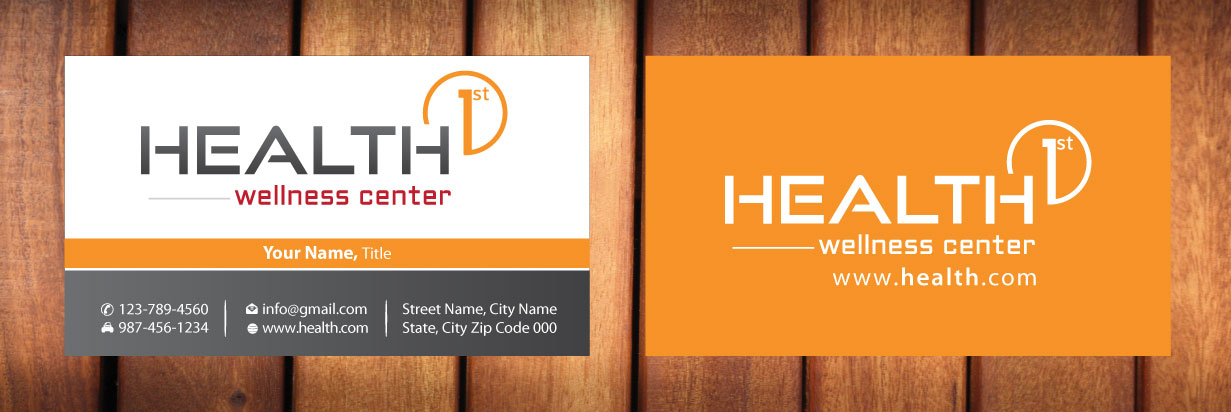 Business Card Design by Sbss for HealthFirst Wellness Center | Design #1141788