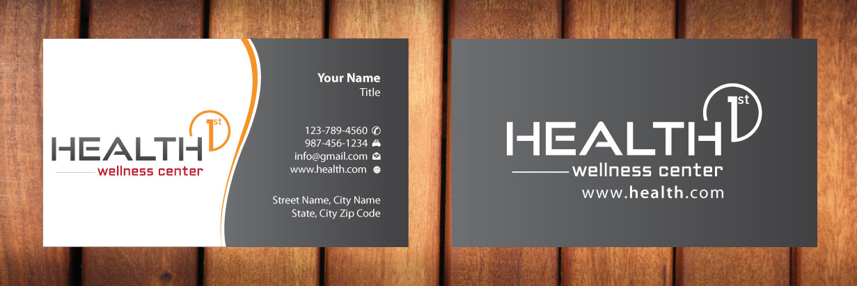 Business Card Design by Sbss for HealthFirst Wellness Center | Design #1141789
