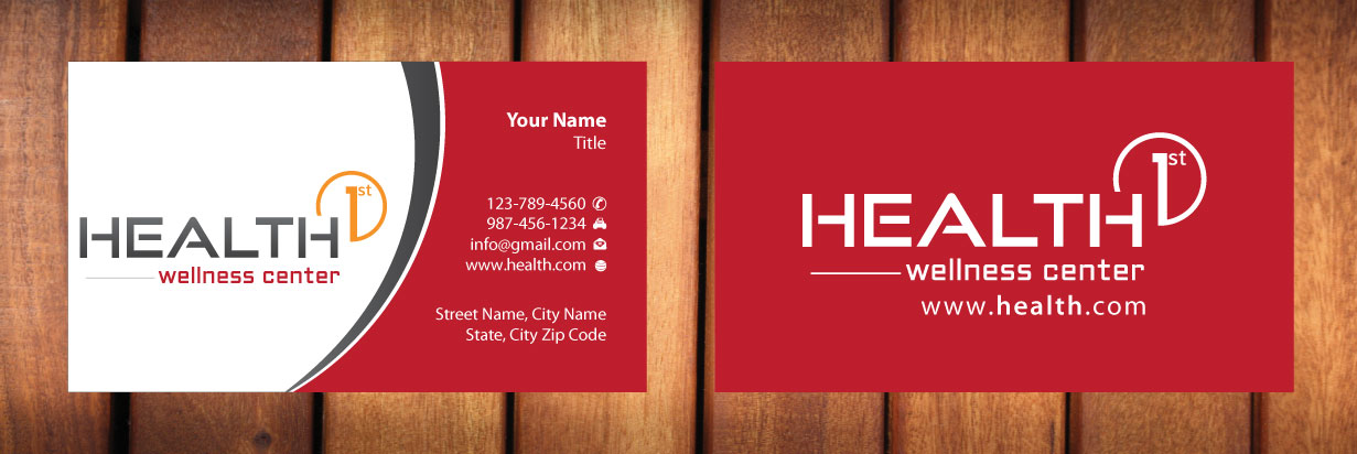 Business Card Design by Sbss for HealthFirst Wellness Center | Design #1141790