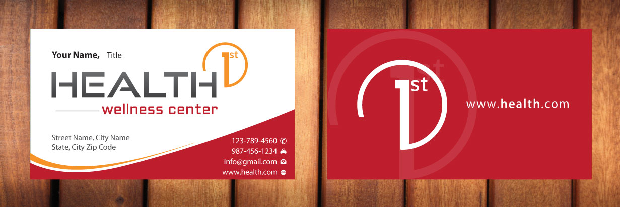 Business Card Design by Sbss for HealthFirst Wellness Center | Design #1141791