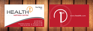 Business Card Design by Sbss for HealthFirst Wellness Center | Design: #1141792