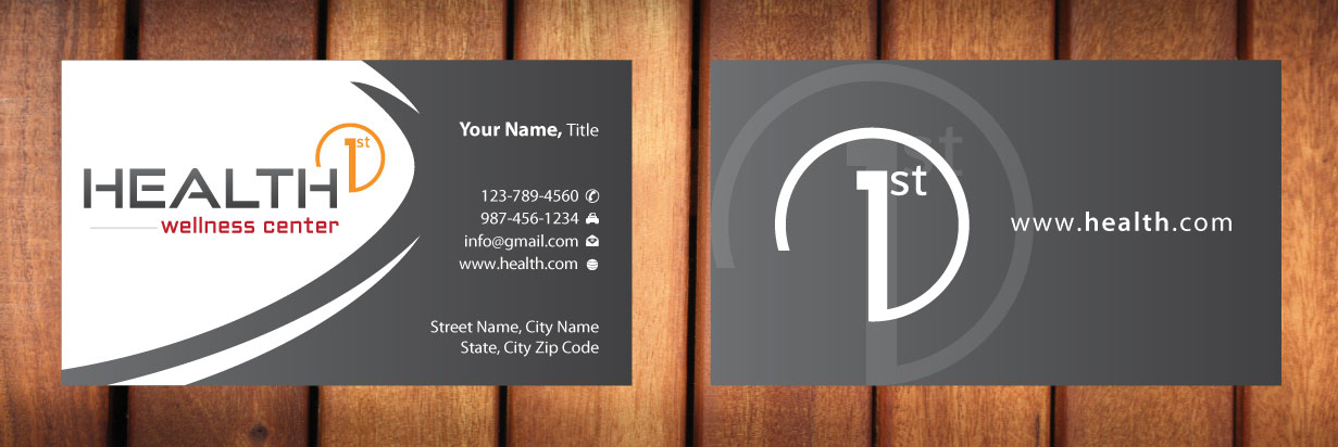 Business Card Design by Sbss for HealthFirst Wellness Center | Design #1141796