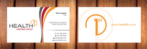 Business Card Design by Sbss for HealthFirst Wellness Center | Design: #1141797