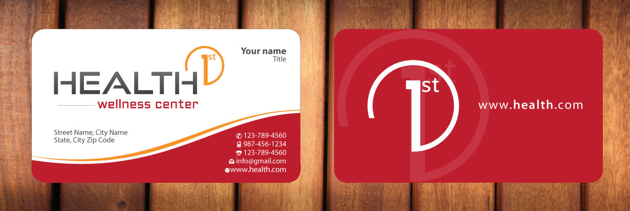 Design de Carte de Visite par Sbss pour HealthFirst Wellness Center | Design #1141798