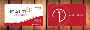 Business Card Design by Sbss for HealthFirst Wellness Center | Design: #1141798