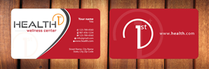 Business Card Design by Sbss for HealthFirst Wellness Center | Design: #1141799
