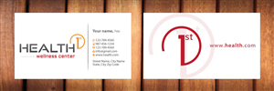 Business Card Design by Sbss for HealthFirst Wellness Center | Design: #1141801