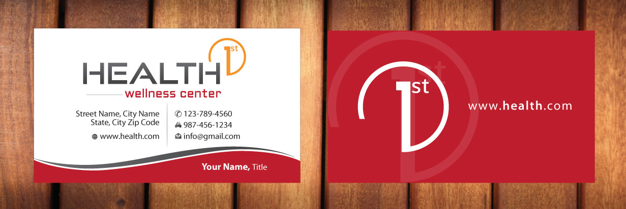 Design de Carte de Visite par Sbss pour HealthFirst Wellness Center | Design #1141802