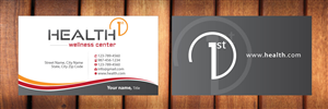 Business Card Design by Sbss for HealthFirst Wellness Center | Design: #1141805
