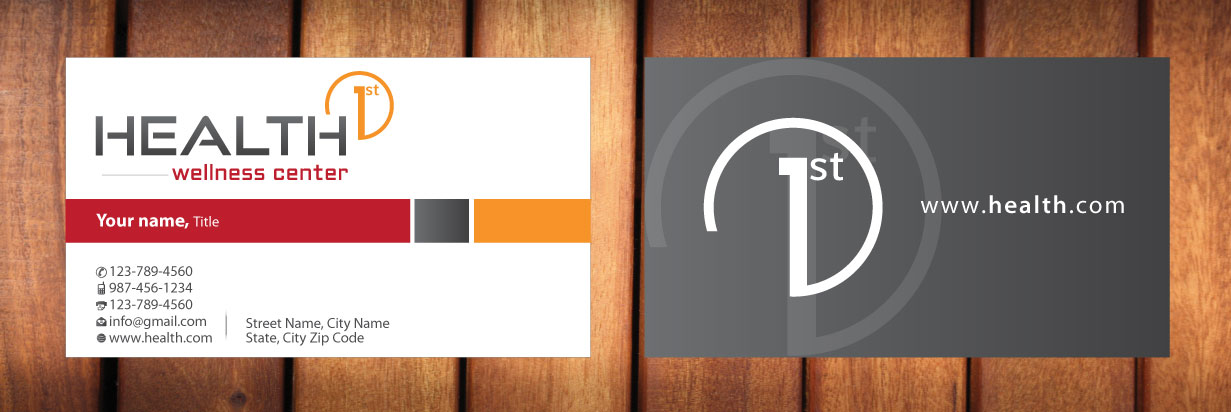 Business Card Design by Sbss for HealthFirst Wellness Center | Design #1141806