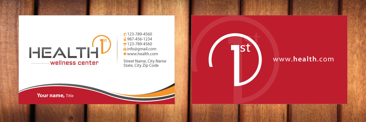 Design de Carte de Visite par Sbss pour HealthFirst Wellness Center | Design #1141808