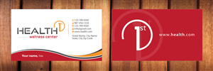 Business Card Design by Sbss for HealthFirst Wellness Center | Design: #1141808