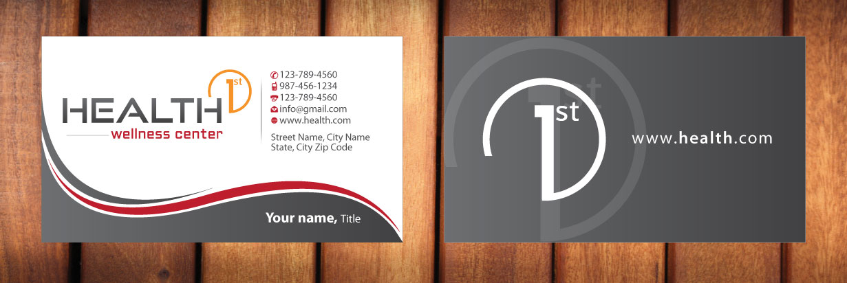 Design de Carte de Visite par Sbss pour HealthFirst Wellness Center | Design #1141809