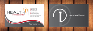 Business Card Design by Sbss for HealthFirst Wellness Center | Design: #1141809