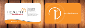 Business Card Design by Sbss for HealthFirst Wellness Center | Design: #1141810