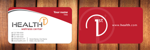 Business Card Design by Sbss for HealthFirst Wellness Center | Design: #1141812
