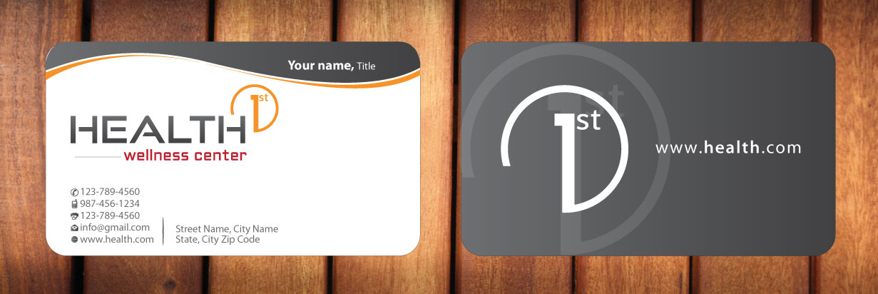 Business Card Design by Sbss for HealthFirst Wellness Center | Design #1141818